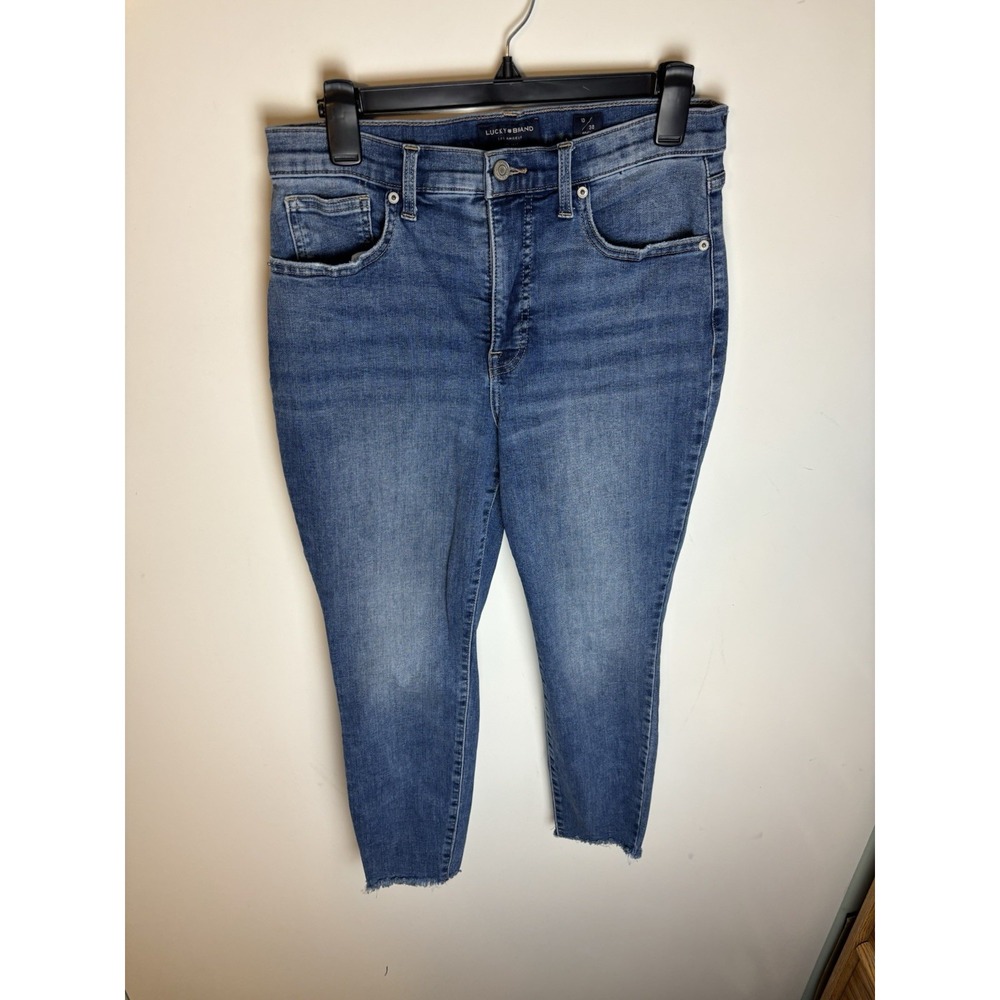 Lucky Brand High Rise Skinny Bridgette Sz 10 / 30 Blue Womens